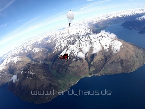Paragliding in Neuseeland