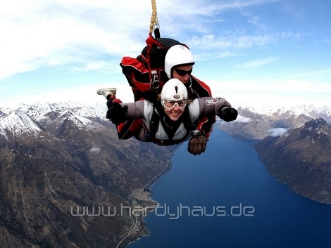 Paragliding in Neuseeland
